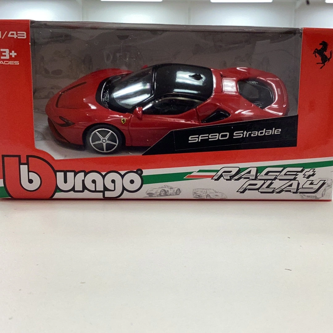 Ferrari SF90 1:43 Bburago Diecast – Pure Speed & Detail!