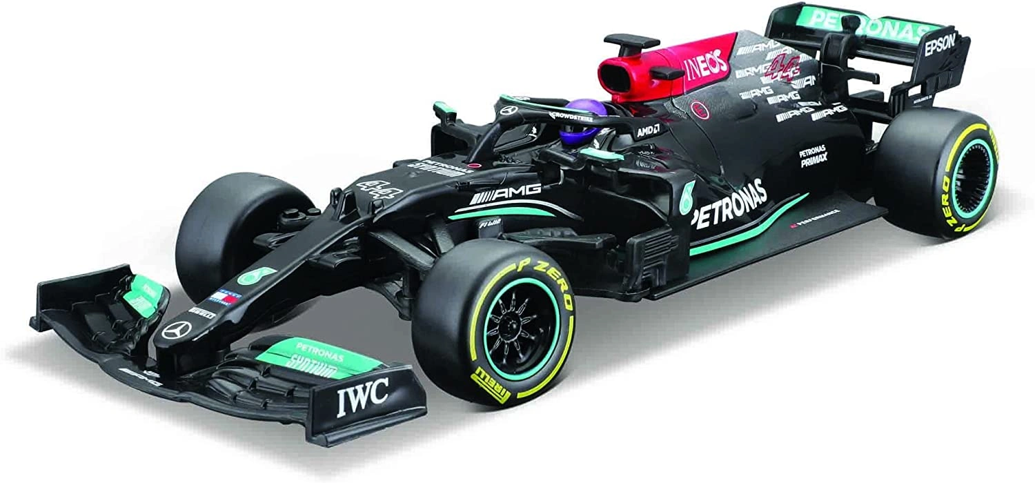 Race into History 1:24 Hamiltons 2021 F1 Mercedes RC Car