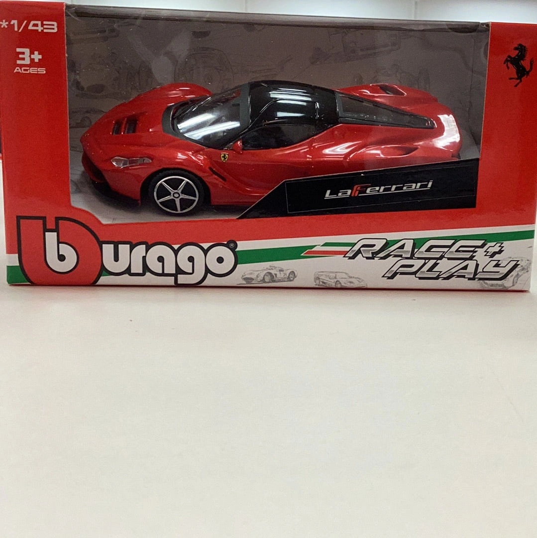 1:43 Bburago Ferrari LaFerrari: A Red Dream in Miniature Perfection