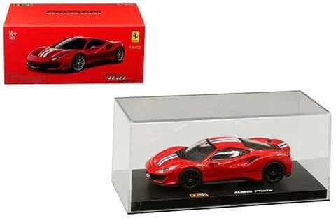 Ferrari 488 Pista 1:43 Scale Model - Stunning Acrylic Display Case